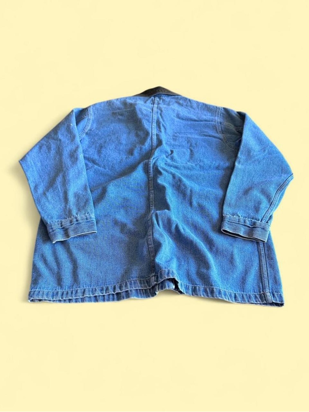 Vintage Kikomo Barn Chore Denim Jacket Corduroy Collar Women’s Size M - Picture 4 of 6